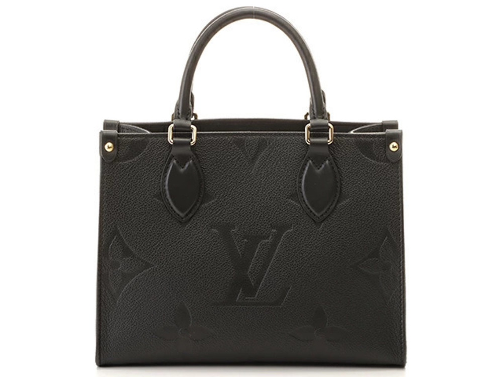 LOUIS VUITTON On The Go Monogram Empreinte Noir Black Shoulder Bag